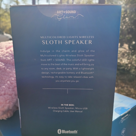 Sloth Bluetooth Wireless Multicolored Lights Speaker - Picture 2 of 6